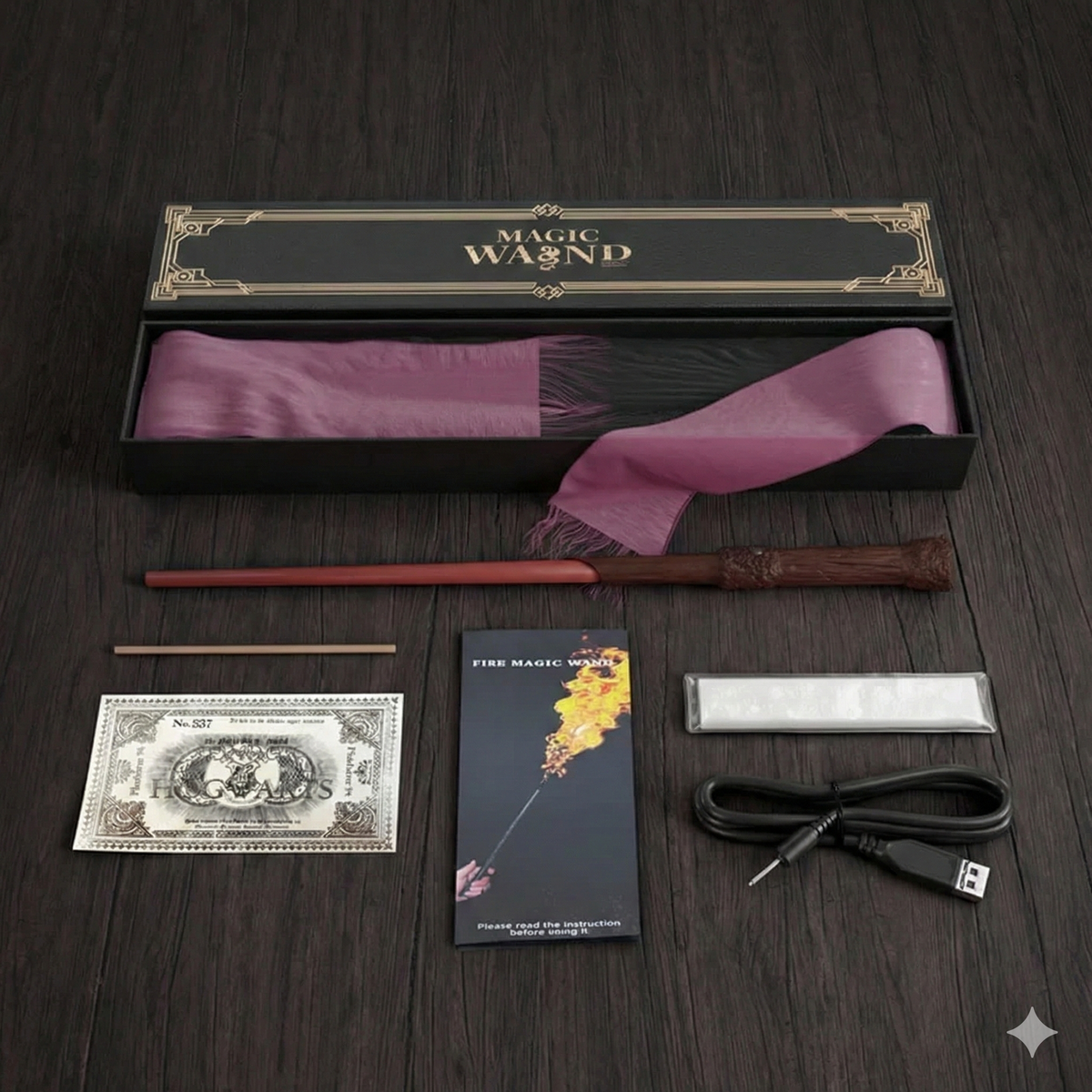 Real Fireball Shooting Magic Wand - Incendio Wizard Spell Prop | Topmonds